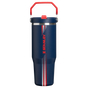 Swatch for Stanley 1913 Country Collection IceFlow™ Tumbler 30 OZ 0.89 L in Team Navy Red