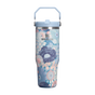 Swatch for Stanley 1913 The IceFlow™ Flip Straw Tumbler 30 OZ 0.89 L in Blue Dream Wildflower