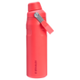 Swatch for Stanley 1913 IceFlow™ Bottle with Fast Flow Lid 24 OZ 0.71 L in Hot Coral | Front View