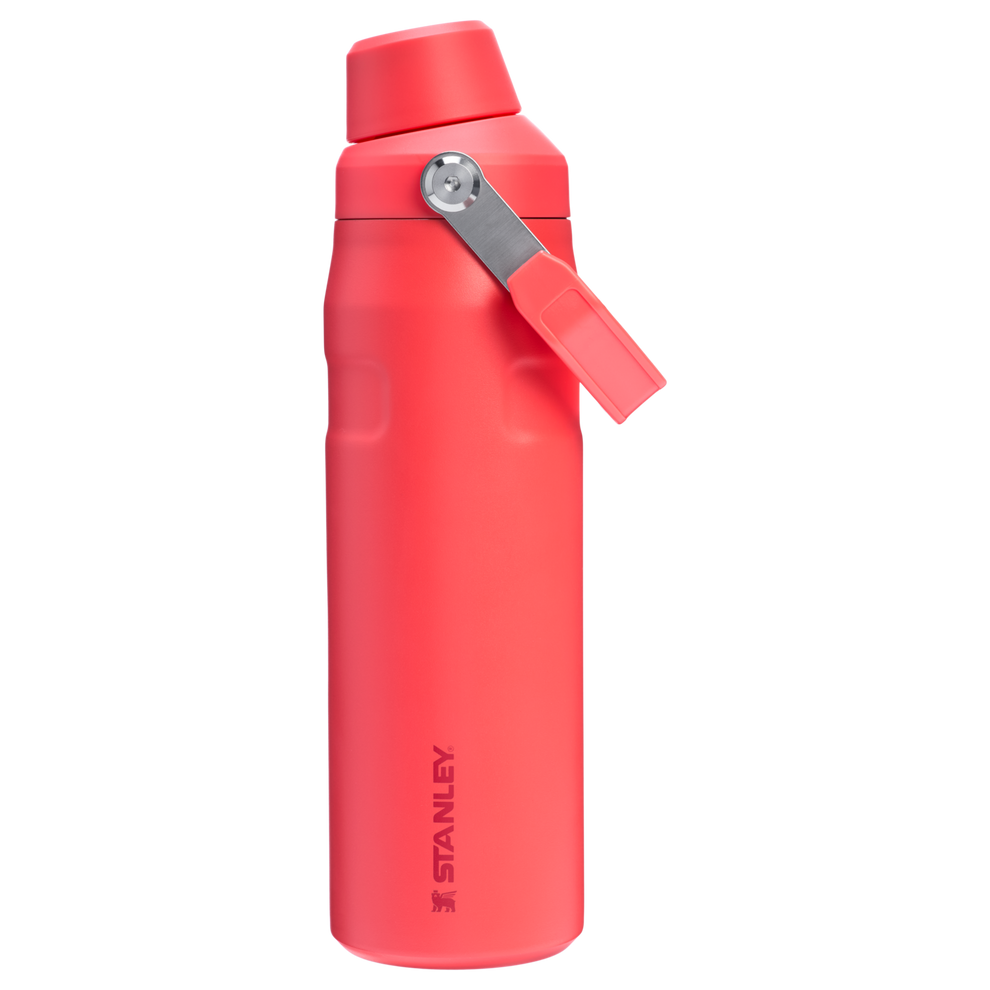 Stanley 1913 IceFlow™ Bottle with Fast Flow Lid 24 OZ 0.71 L in Hot Coral | Front View