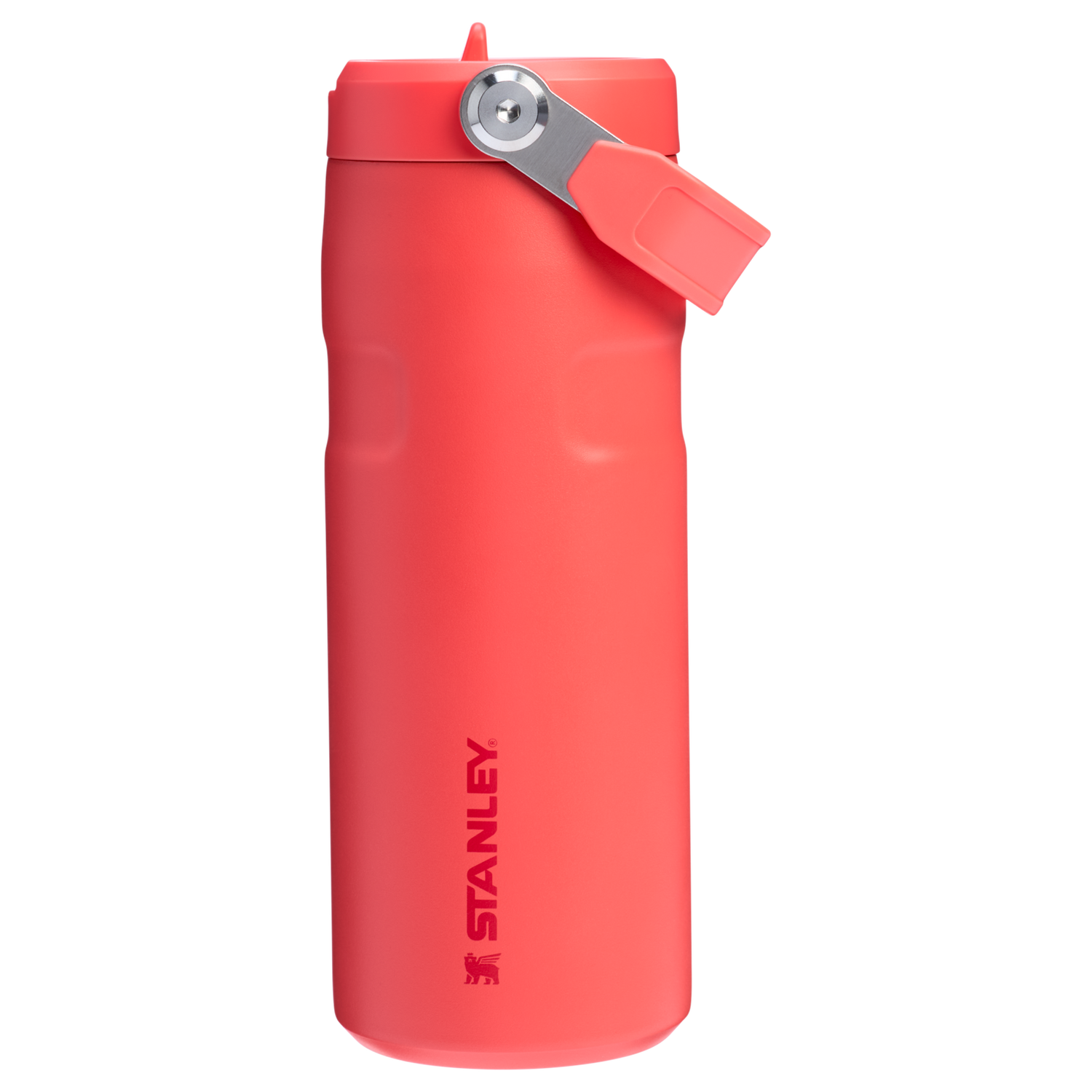 Stanley 1913 The IceFlow™ Bottle with Flip Straw Lid 16 OZ 0.47 L in Hot Coral | View 1