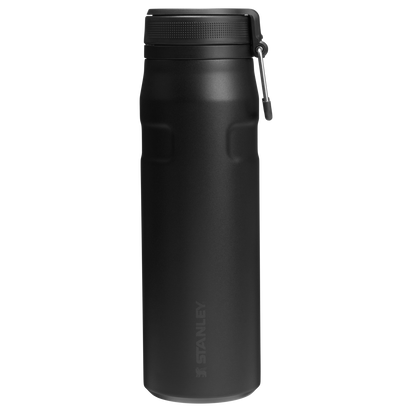 Stanley 1913 The IceFlow™ Bottle with Twist Flip Lid 24 OZ .70 L in Black 2.0 | Front View