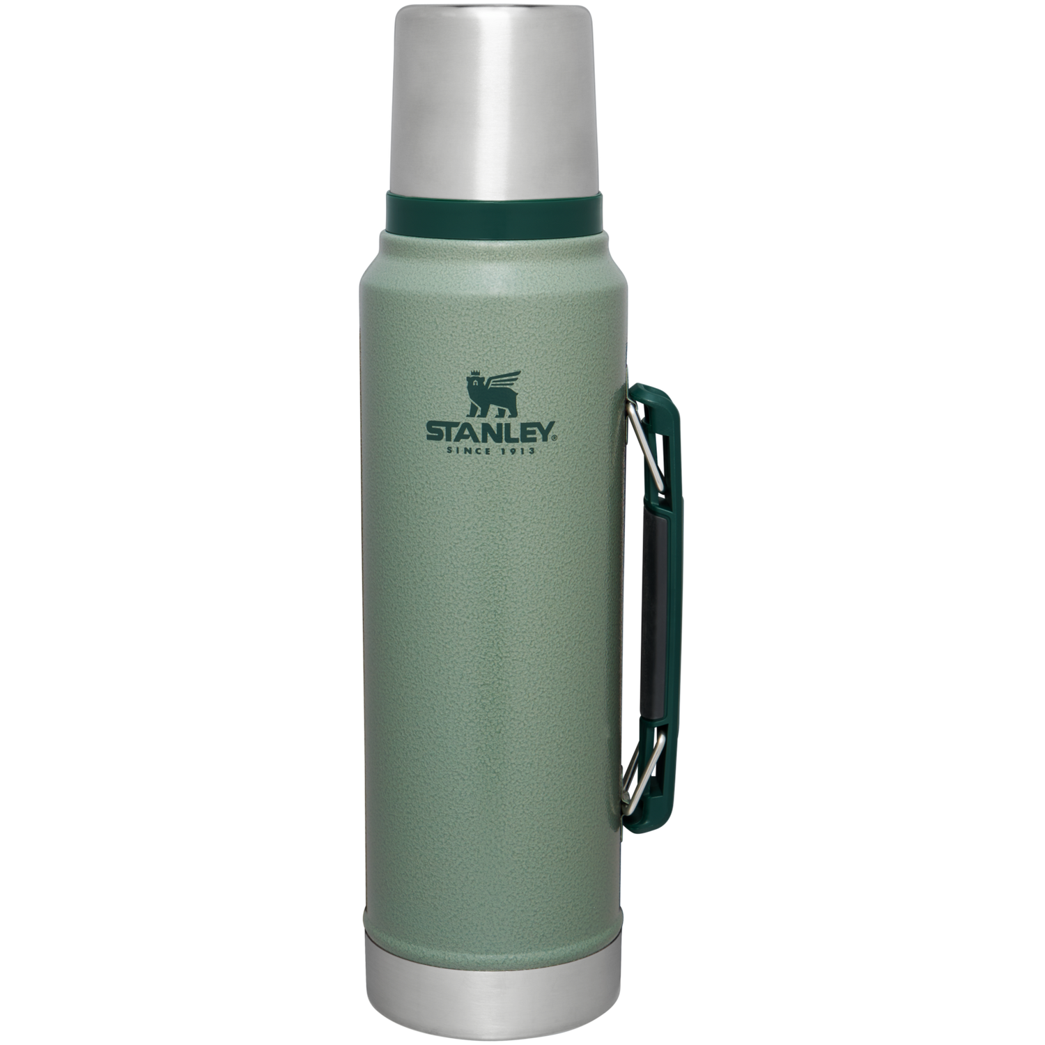 Stanley 1913 Classic Legendary Bottle 1.1 QT in Hammertone Green | View 1