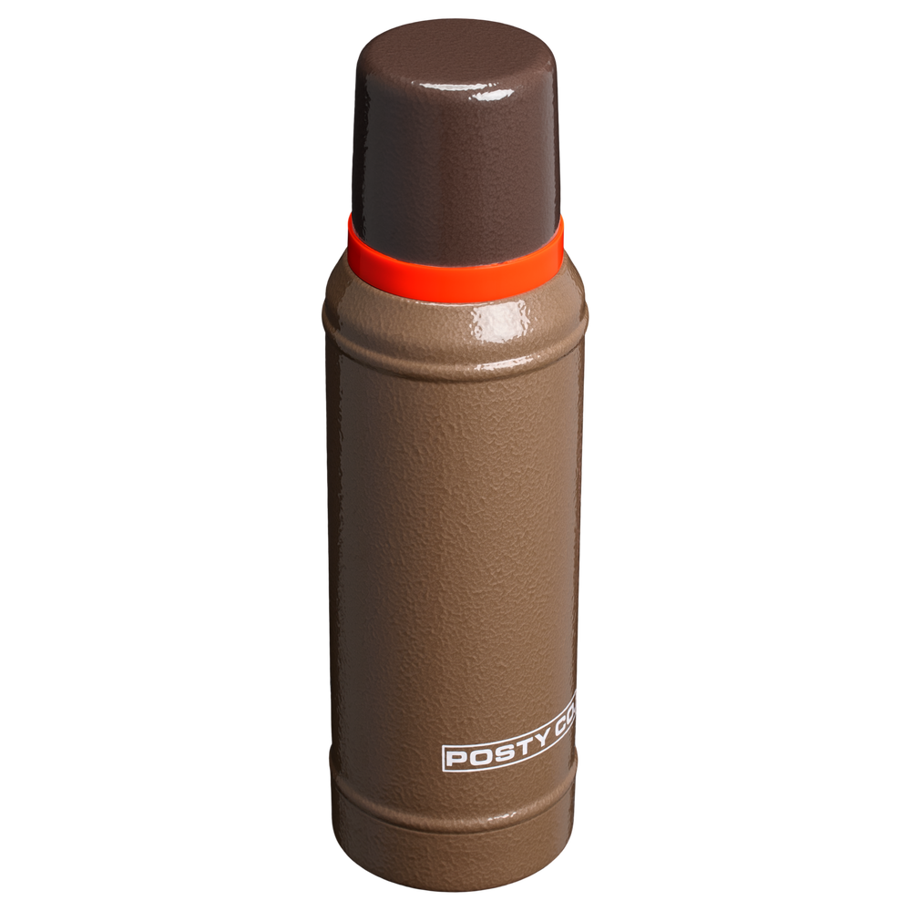 Stanley 1913 The Post Malone x Stanley Legendary Classic Bottle and Lunch Box Set in Post Malone Hammertone Coyote Brown | View 8