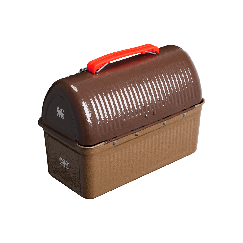 Stanley 1913 The Post Malone x Stanley Legendary Classic Bottle and Lunch Box Set in Post Malone Hammertone Coyote Brown | View 4