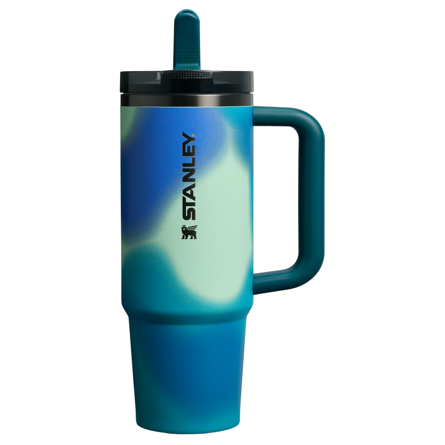 Stanley 1913 The New Frequency Quencher ProTour Flip Straw Tumbler 30 OZ 0.88 L in Coastal Teal Motion | View 1