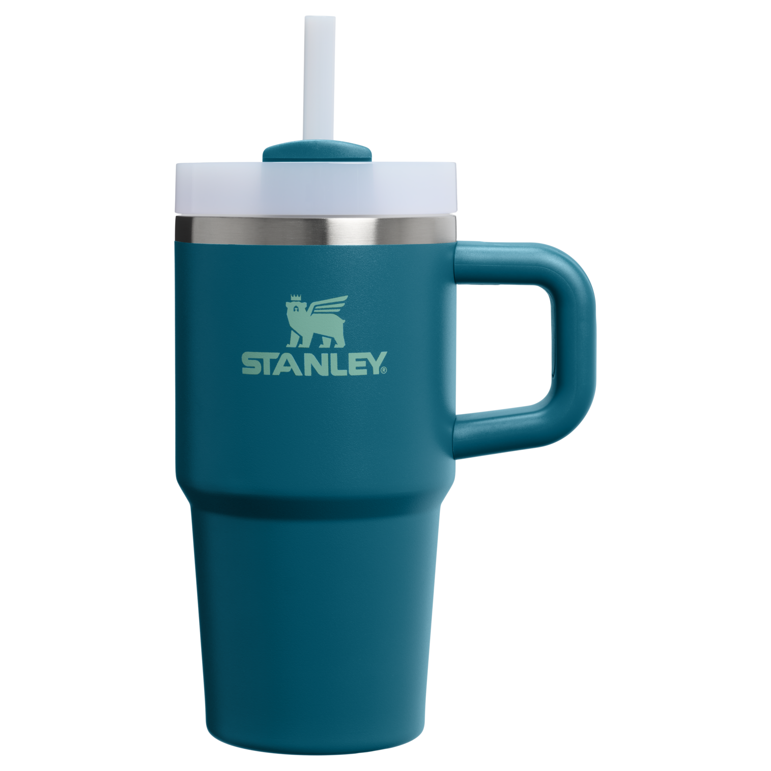 Stanley 1913 The Quencher H2.O FlowState™ Tumbler 20 OZ 0.59 L in Coastal Teal | Front View