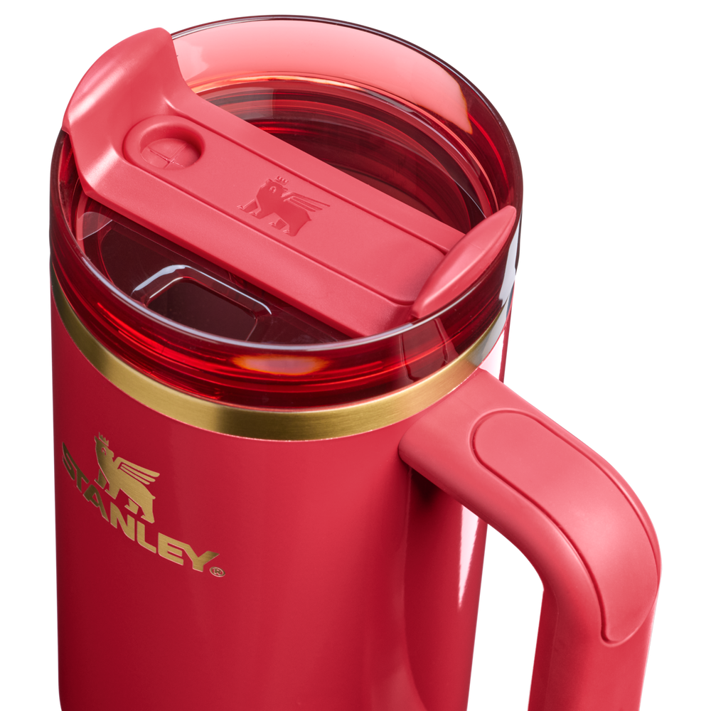 Stanley 1913 The Cheers & Cheer Quencher H2.0 Flowstate™ Tumbler 30 OZ 0.88 L - Stanley Create in Holly Berry Gloss | View 3