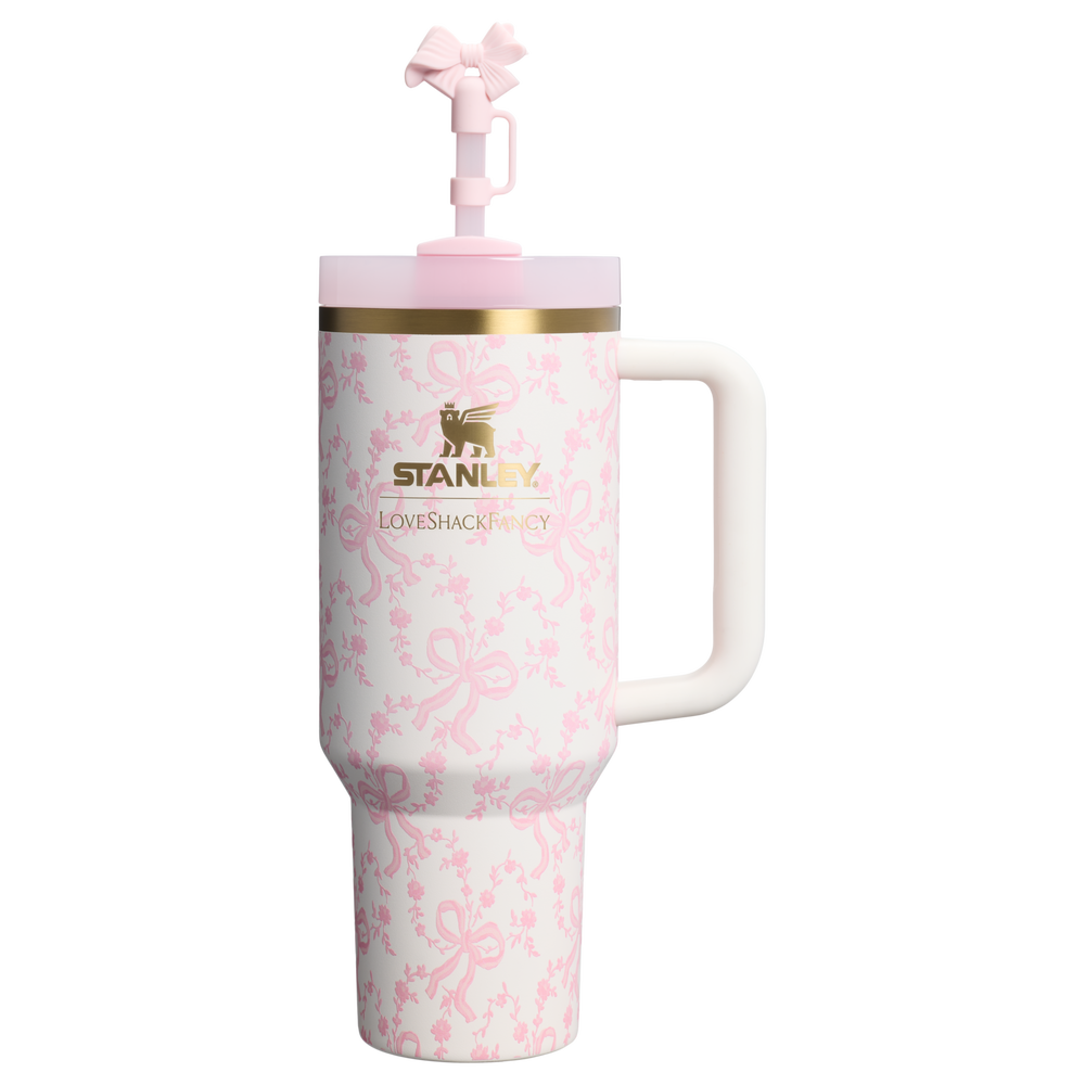 Stanley 1913 Stanley 1913 x LoveShackFancy Holiday Quencher® H2.0  Flowstate™ Tumbler in Coquette Bow Chantilly | View 1