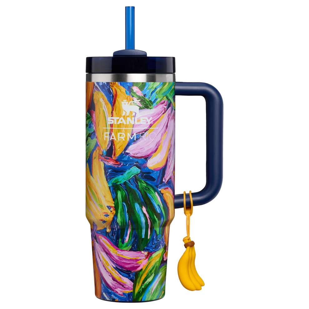 Stanley 1913 Stanley 1913 x FARM Rio Quencher® H2.0 Flowstate™ Tumbler 30 OZ 0.89 L in Farm Rio Painted Bananas