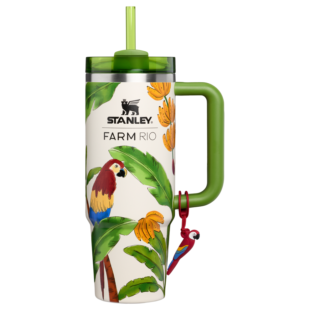 Stanley 1913 Stanley 1913 x FARM Rio Quencher® H2.0 Flowstate™ Tumbler 30 OZ 0.89 L in Farm Rio Tropical Destiny