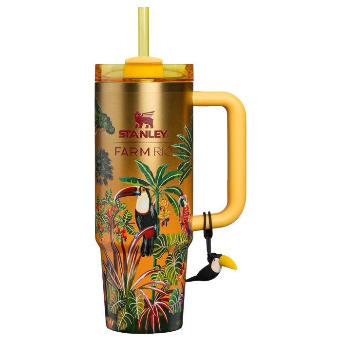 Stanley 1913 Stanley 1913 x FARM Rio Quencher® H2.0 Flowstate™ Tumbler 30 OZ 0.89 L in Farm Rio Tropical Woods