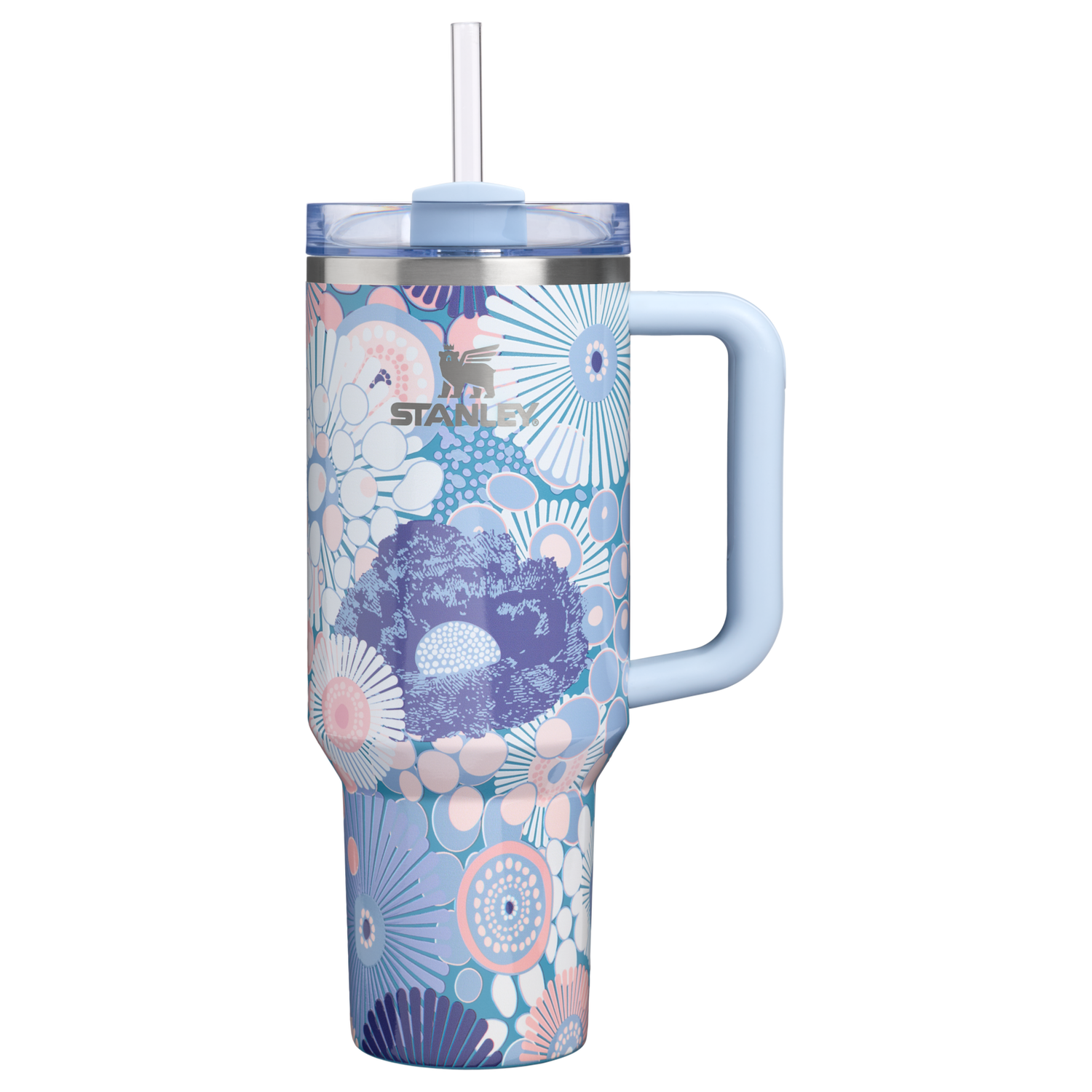 Stanley 1913 The Quencher H2.0 FlowState™ Tumbler  40 OZ 1.18 L in Blue Dream Wildflower | View 1