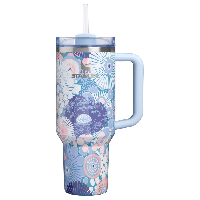 Stanley 1913 The Quencher H2.0 FlowState™ Tumbler  40 OZ 1.18 L in Blue Dream Wildflower