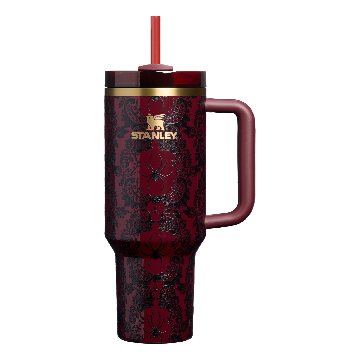 Stanley 1913 Halloween Quencher®  H2.0 Flowstate™ Tumbler | 40 OZ 1.18 L in Bordeaux Lace | Front View