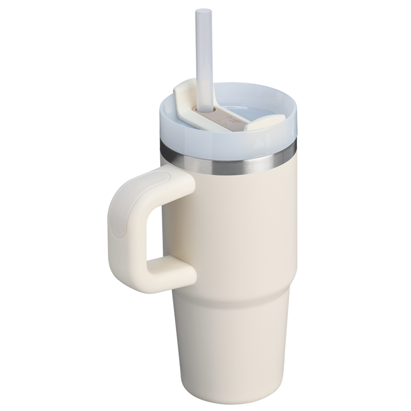 Stanley 1913 The Quencher H2.O FlowState™ Tumbler with Handle 14 OZ 0.4 L in Cream 2.0 | Back View
