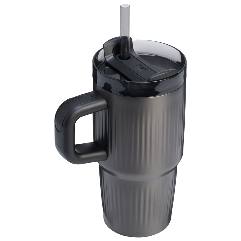 Stanley 1913 The Quencher® H2.0 Fluted Tumbler 20 OZ 0.59 L in Black | Back View
