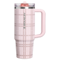 Swatch for Stanley 1913 The Quencher® ProTour Flip Straw Tumbler 30 OZ 0.89 L in Blossom Plaid | Front View