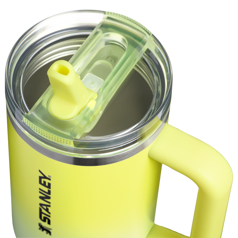 Stanley 1913 The Quencher ProTour Flip Straw Tumbler 40 OZ  1.18 L in Atomic Gradient | Lid Detailed View