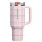 Swatch for Stanley 1913 The Quencher® ProTour Flip Straw Tumbler 40 OZ  1.18 L in Blossom Plaid | Front View