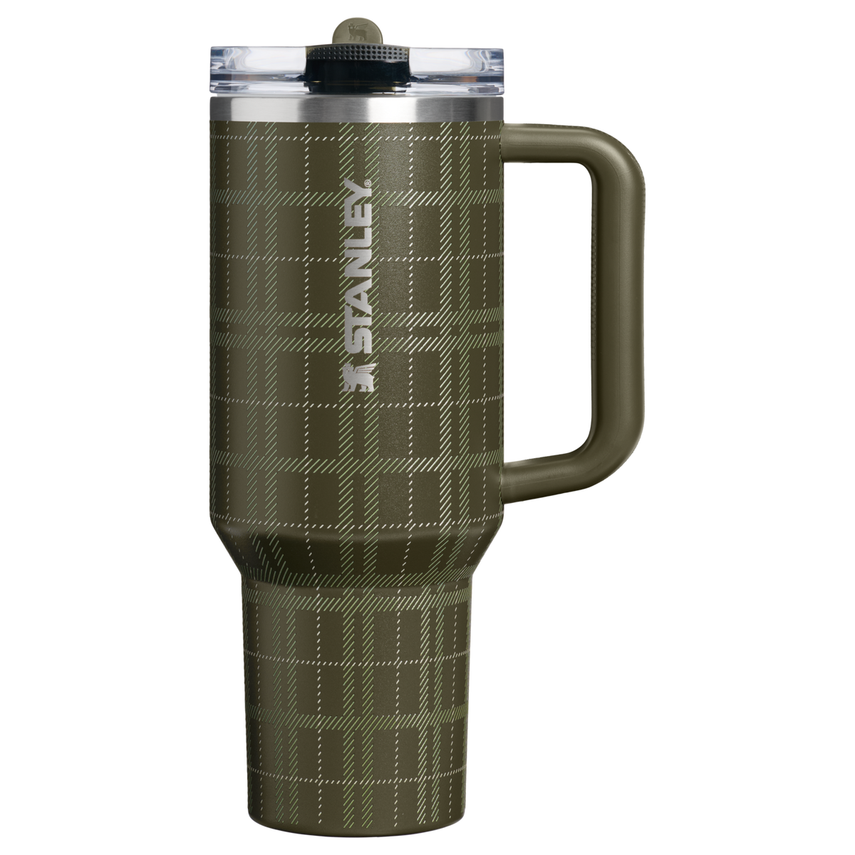 Stanley 1913 The Quencher® ProTour Flip Straw Tumbler 40 OZ  1.18 L in Peat Moss Plaid | Front View