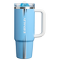 Swatch for Stanley 1913 Country Collection Quencher® ProTour Flip Straw Tumbler 30 OZ 0.89 L in Team Light Blue White