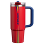 Swatch for Stanley 1913 Country Collection Quencher® ProTour Flip Straw Tumbler 30 OZ 0.89 L in Team Red Dark Blue