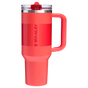Swatch for Stanley 1913 The Quencher ProTour Flip Straw Tumbler 40 OZ  1.18 L in Hot Coral Fade | Front View