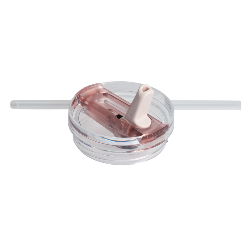 Stanley 1913 The Quencher ProTour Flip Straw Tumbler 40 OZ  1.18 L in Rose Quartz | Lid Detailed View