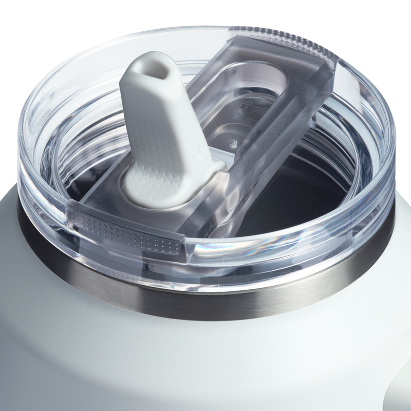 Stanley 1913 The Quencher ProTour Flip Straw Tumbler 64 OZ 1.90 L in Frost Fade | Lid Detailed View