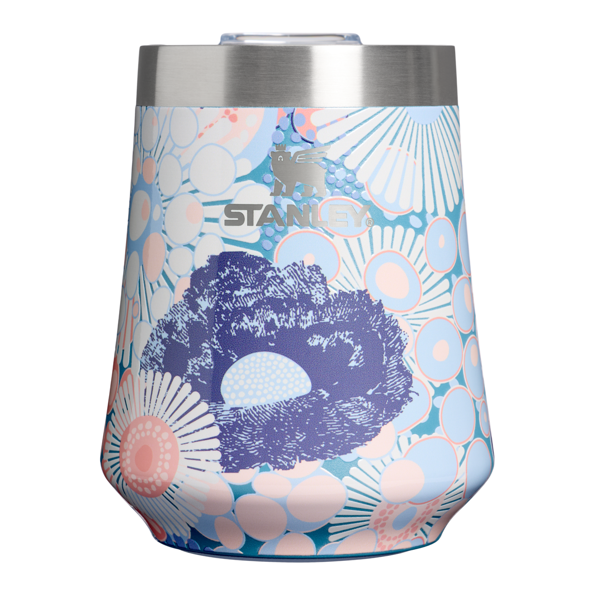 Stanley 1913 The Reserve Wine Tumbler 11 OZ 0.32 L in Blue Dream Wildflower