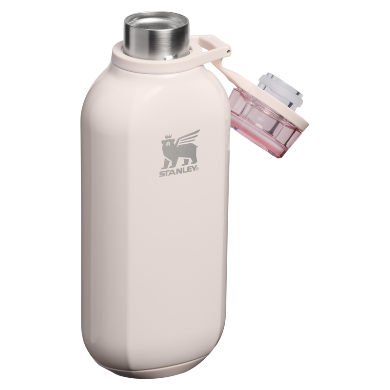Stanley 1913 The Clutch Bottle 16 OZ in Rose Quartz Gloss | Open View