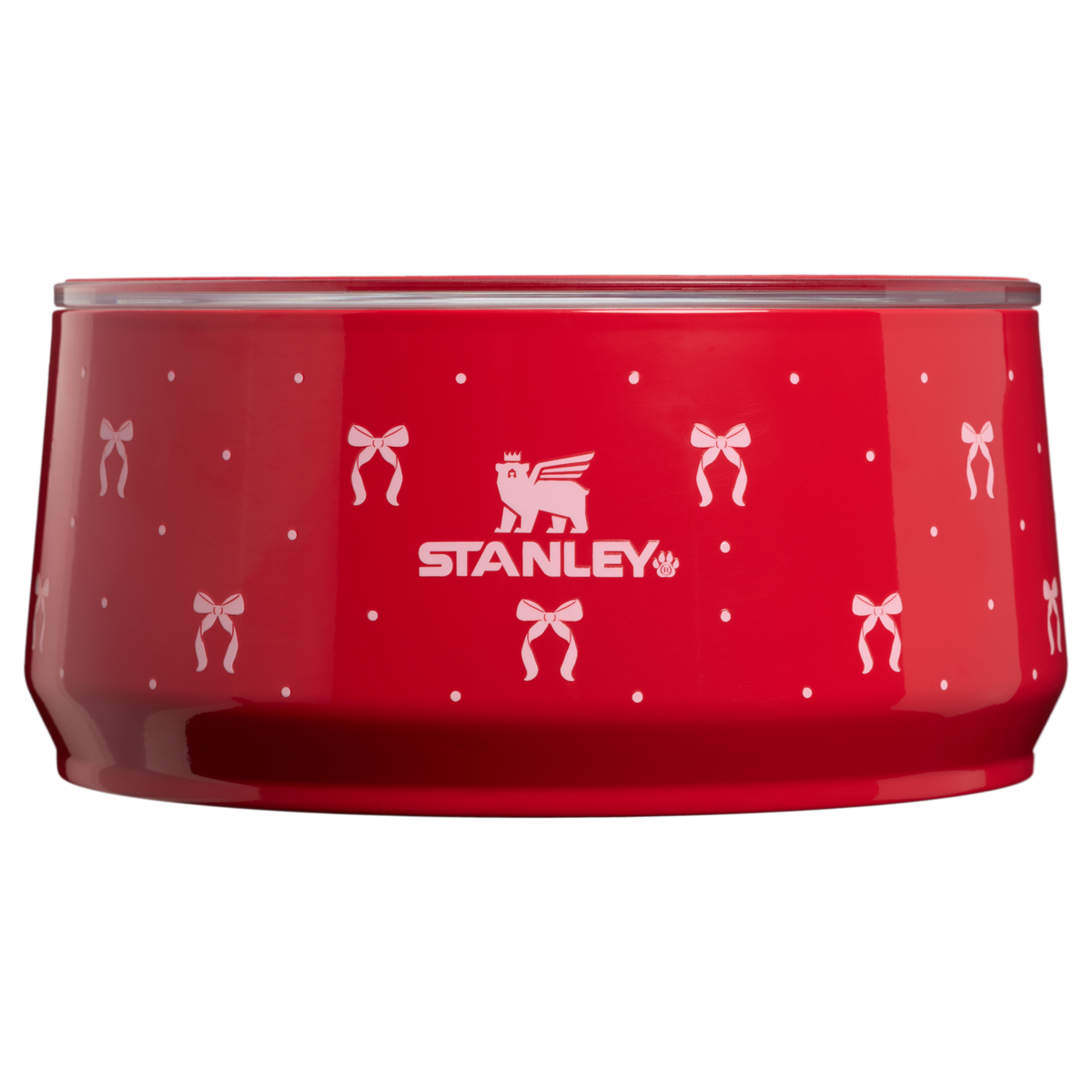Stanley 1913 The Stanley Pet Bowl 6-cups 1.4 L in Rouge Bows | Front View