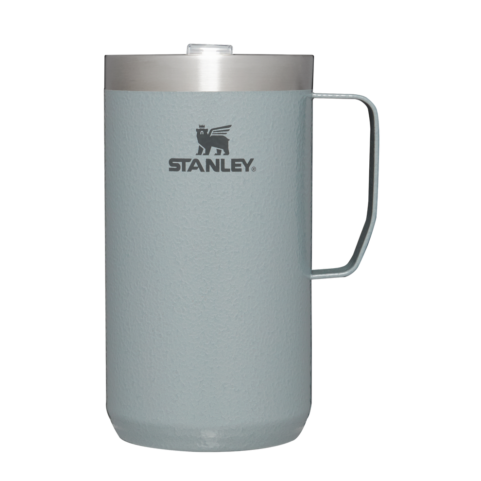 Stanley 1913 The Stay-Hot Camp Mug 24 OZ 0.71 L in Hammertone Silver