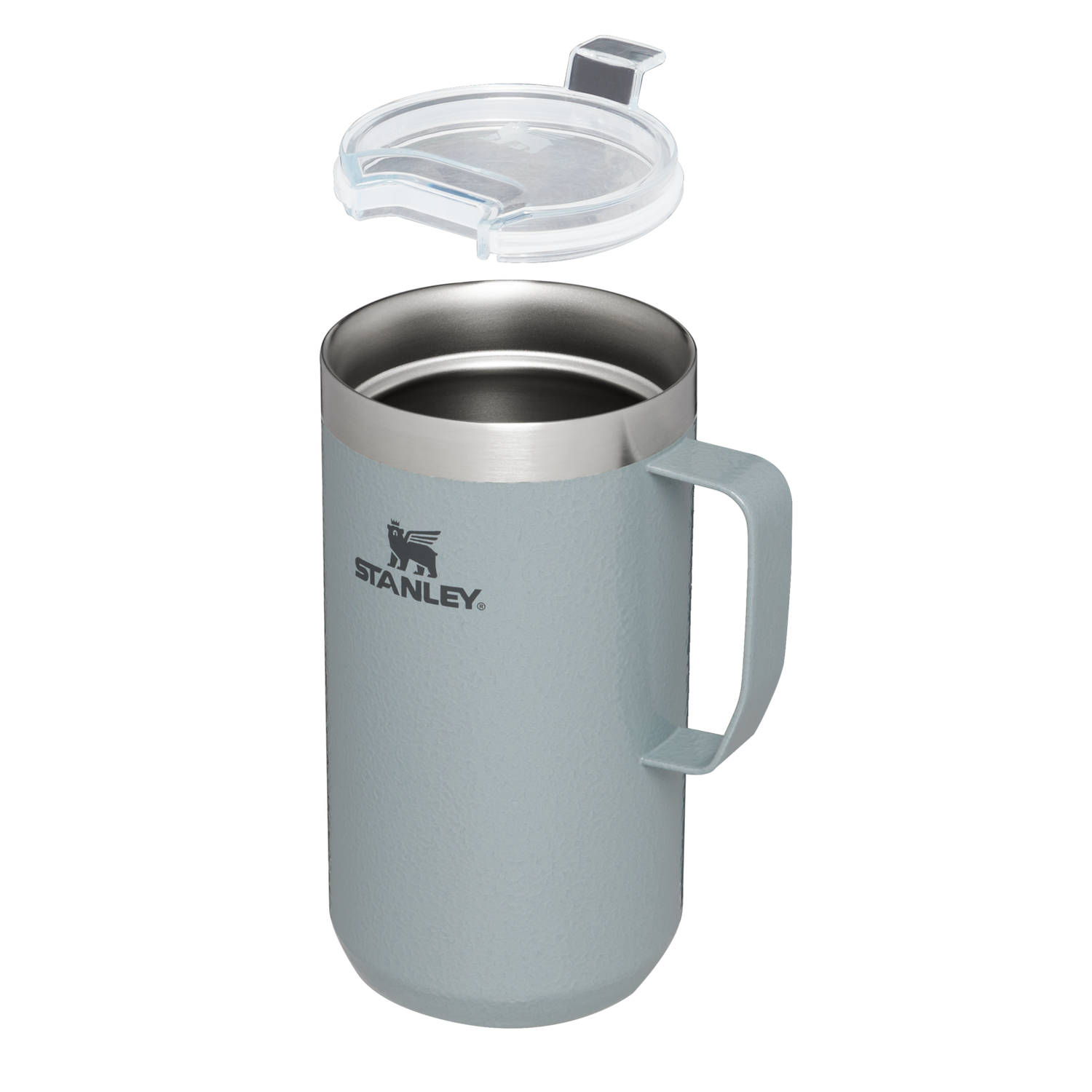Stanley 1913 The Stay-Hot Camp Mug 24 OZ 0.71 L in Hammertone Silver | View 2
