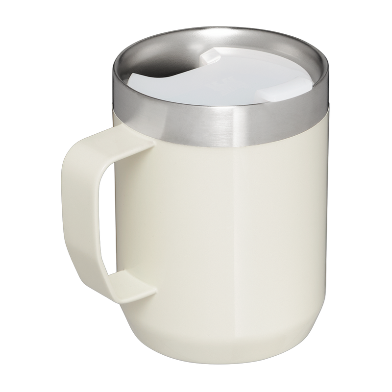 Stanley 1913 Classic Legendary Camp Mug 8 OZ 0.24 L in Cream Gloss | Back View