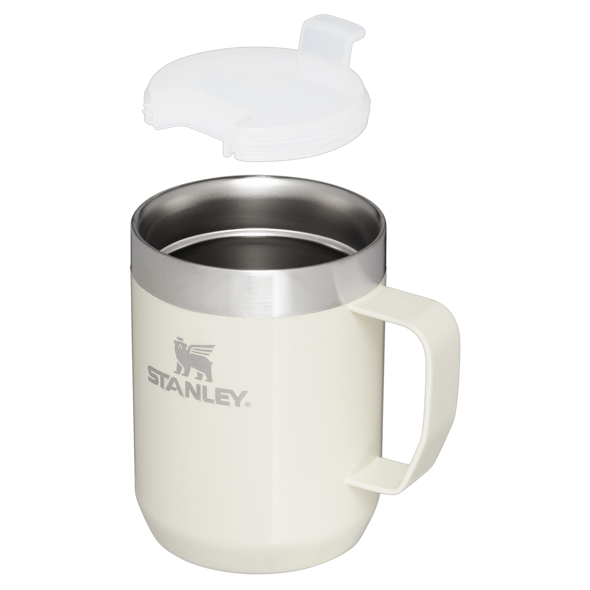 Stanley 1913 Classic Legendary Camp Mug 8 OZ 0.24 L in Cream Gloss | Cross Section View