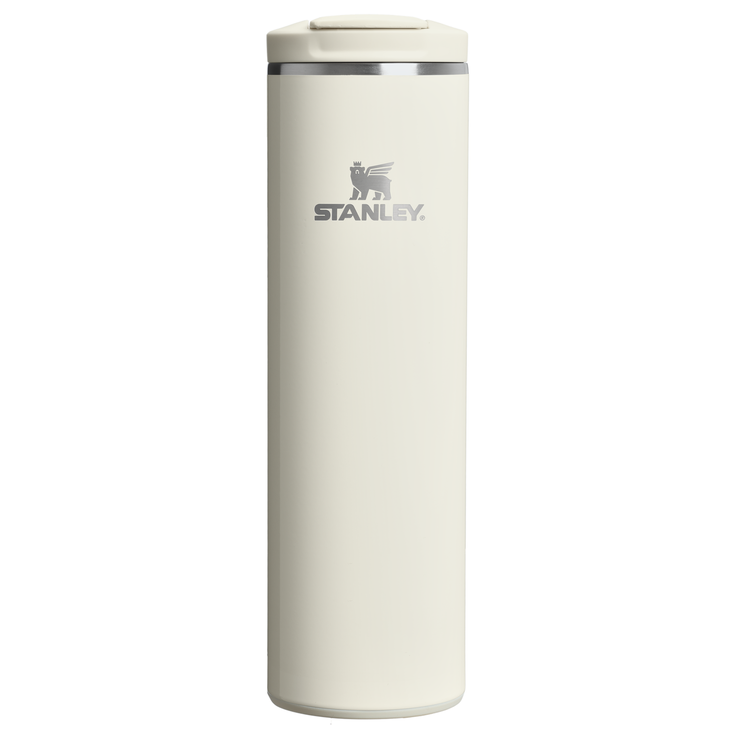 Stanley 1913 The Transit Flip Top Mug 20 OZ 0.59 L in Cream Gloss | Front View