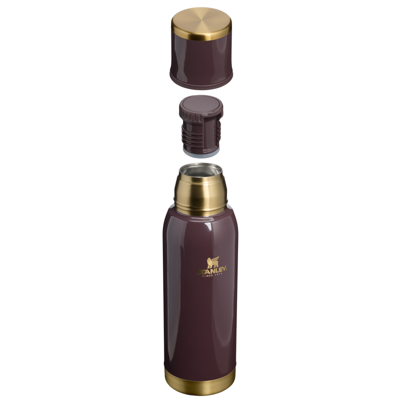 Stanley 1913 The Adventure To-Go Bottle 25 OZ 0.74 L in Fig Gloss | Cross Section View