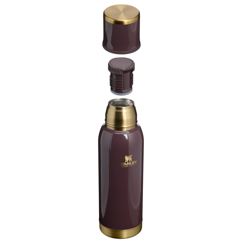 Stanley 1913 The Adventure To-Go Bottle 25 OZ 0.74 L in Fig Gloss | Cross Section View