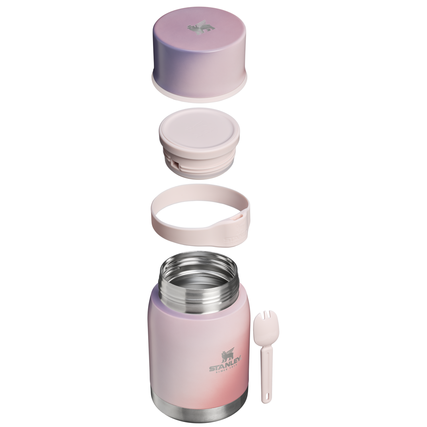 Stanley 1913 Adventure To-Go Food Jar + Spork 24 OZ in Dawn Spiral | View 3