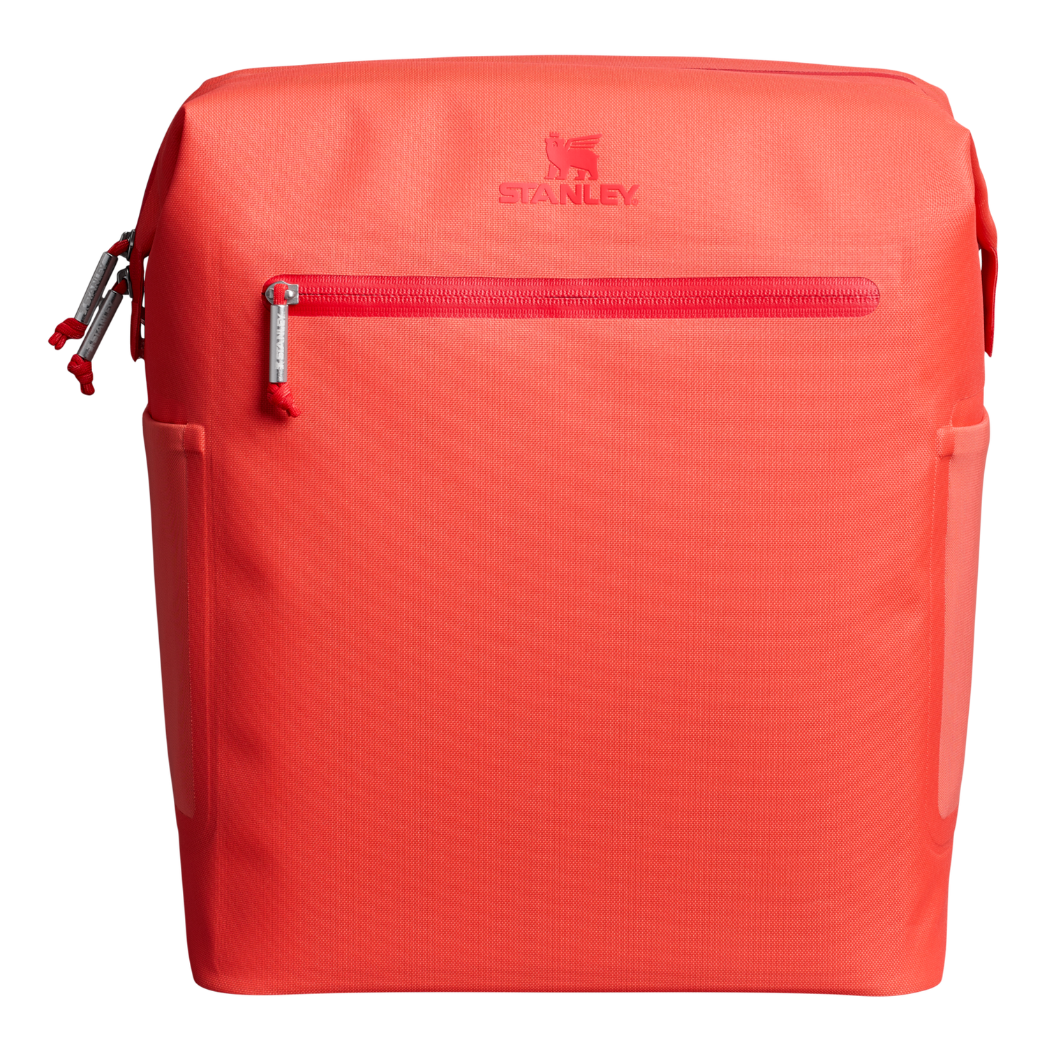 Stanley 1913 The All Day Madeleine Midi Cooler Backpack 20 Can 14.8 QT 14.0 L in Hot Coral | View 1
