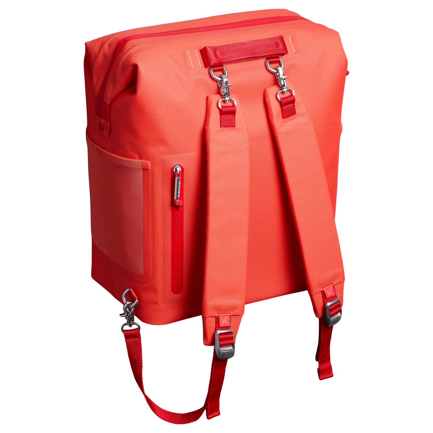 Stanley 1913 The All Day Madeleine Midi Cooler Backpack 20 Can 14.8 QT 14.0 L in Hot Coral | View 2