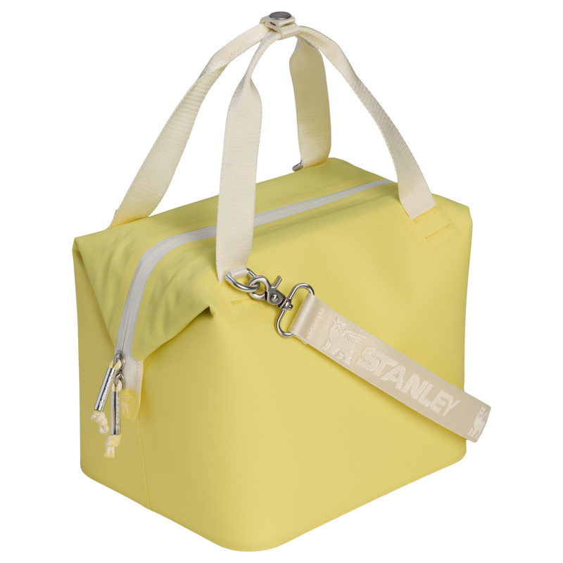 Stanley 1913 The All Day Julienne Mini Cooler 10 Can 7.4 QT 7.0 L in Daffodil | Back View