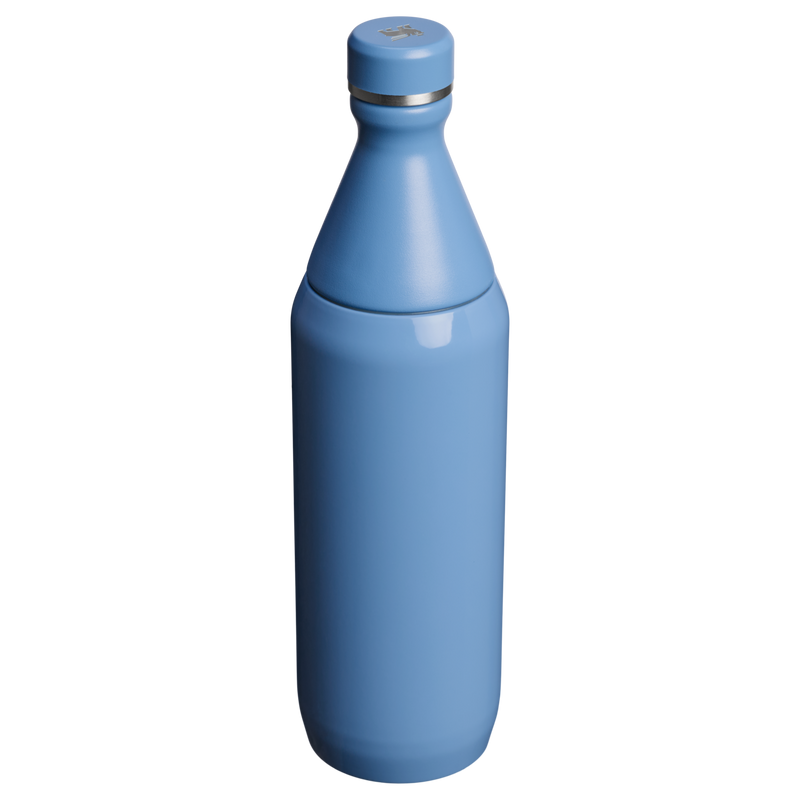 Stanley 1913 All Day Slim Bottle 20 OZ 0.59 L in Blue Sky Gloss | Back View