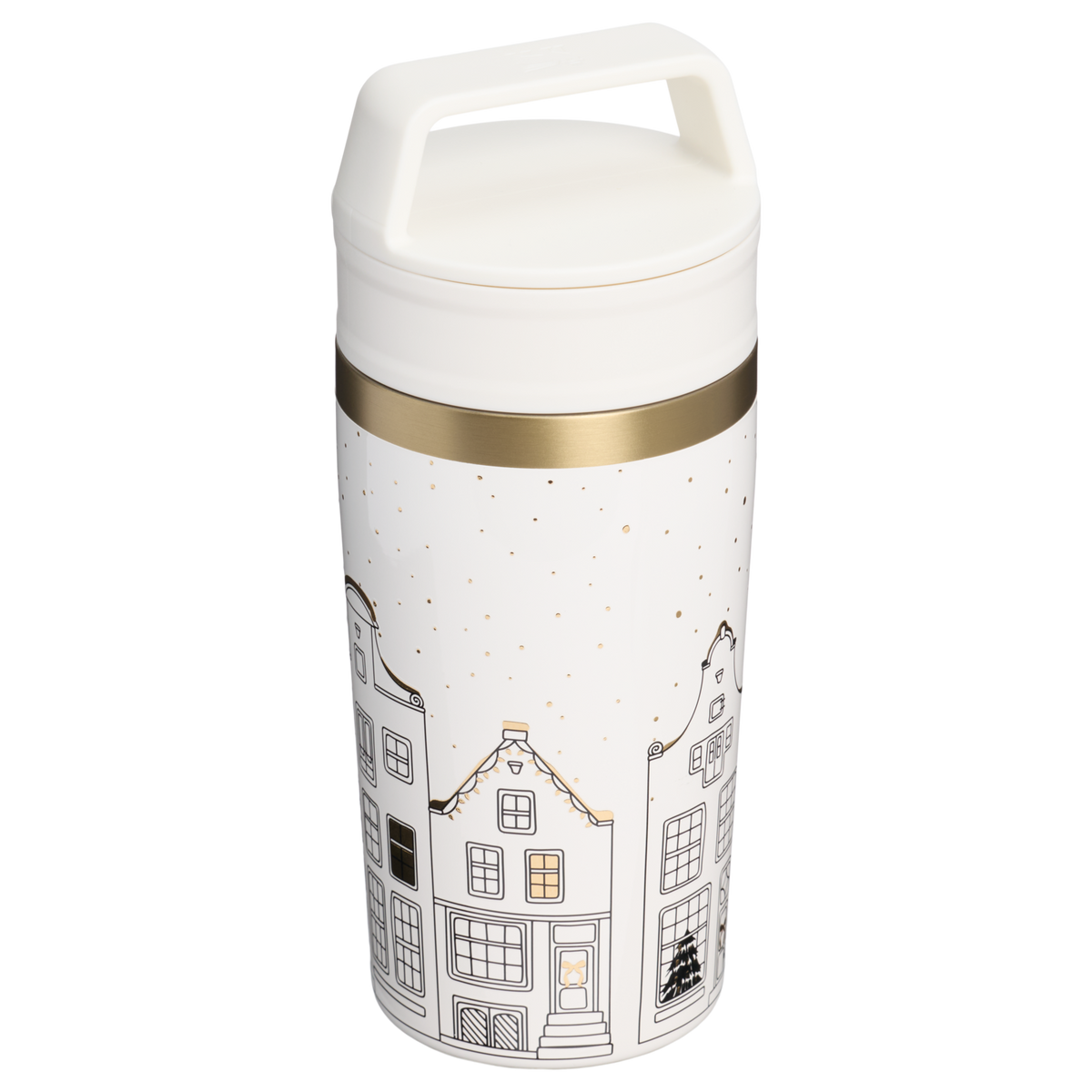 Stanley 1913 The Café-To-Go Travel Mug 12 OZ 0.35 L in Salt Gingerbread | Back View