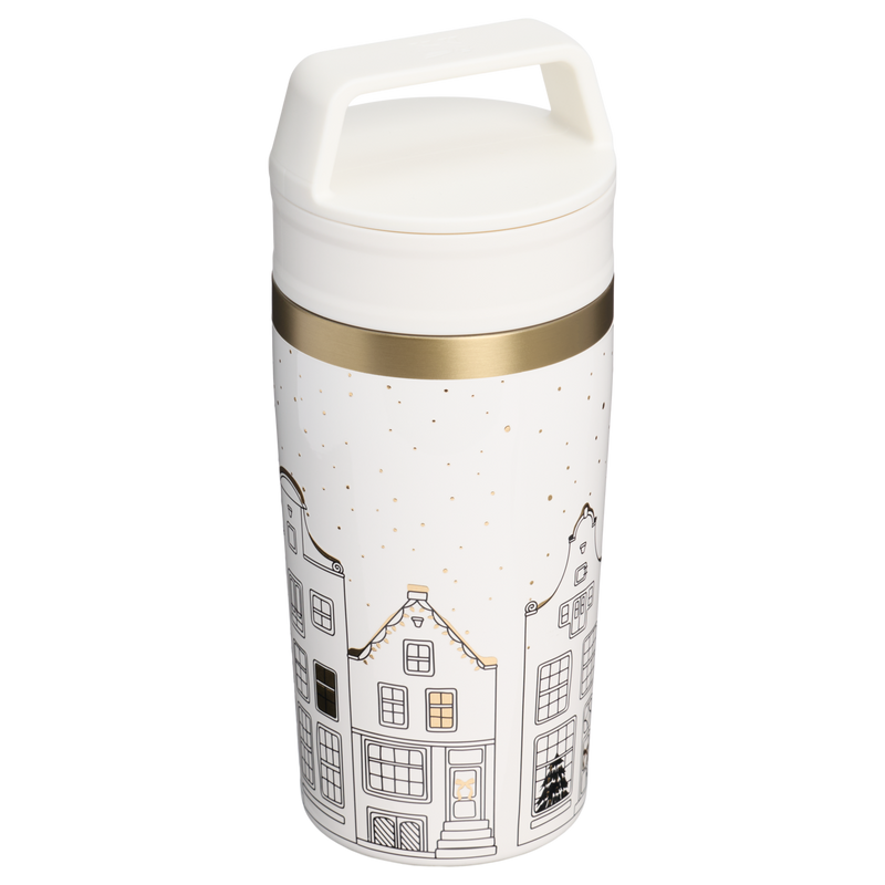 Stanley 1913 The Café-To-Go Travel Mug 12 OZ 0.35 L in Salt Gingerbread | Back View
