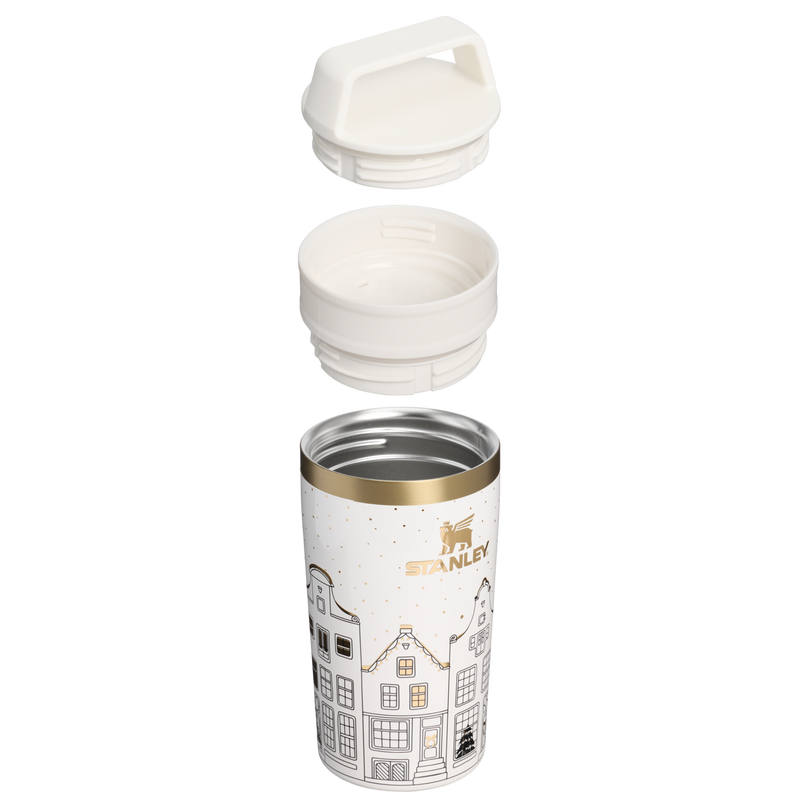 Stanley 1913 The Café-To-Go Travel Mug 12 OZ 0.35 L in Salt Gingerbread | Cross Section View