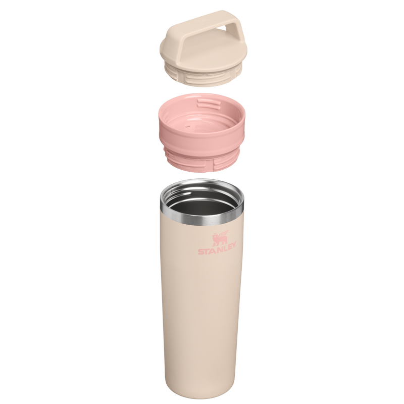 Stanley 1913 The Café-To-Go Travel Mug 20 OZ 0.59 L in Champagne | Cross Section View