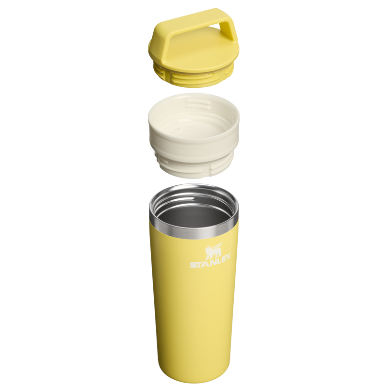 Stanley 1913 The Café-To-Go Travel Mug 16 OZ 0.47 L in Daffodil | Cross Section View